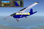 Default Cessna 172 Dark Blue & Yellow